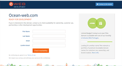 Desktop Screenshot of ocean-web.com